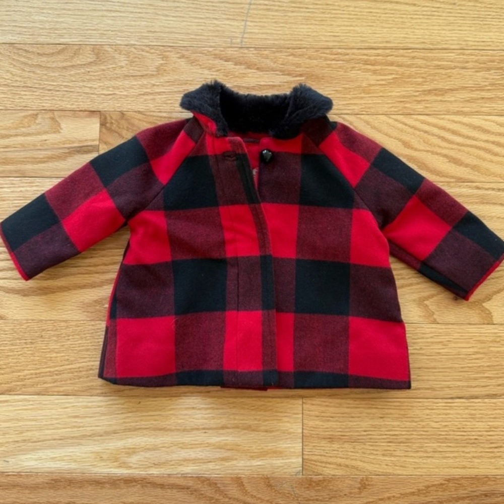 Baby gap buffalo plaid jacket
